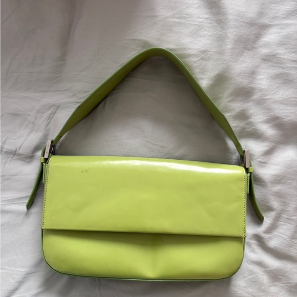 BY FAR Handbags - By Far Lime Green Shoulder Bag